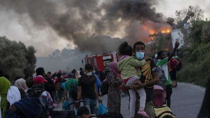 EU's Sassoli Calls For New Approach to EU Migration Policy After Moria Camp Fire