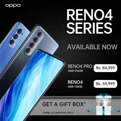 OPPO Reno4 Series Available Now in Pakistan Allowing Users to Sense the Infinite You