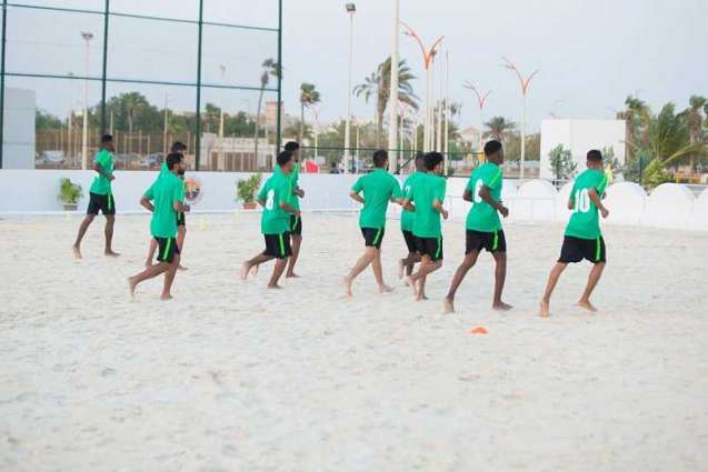 شواطئ ينبع الصناعية تستضيف معسكر المنتخب السعودي لكرة القدم الشاطئية