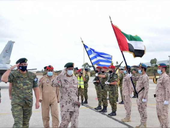 Chief of Staff tours site of UAE-Greece joint military exercises