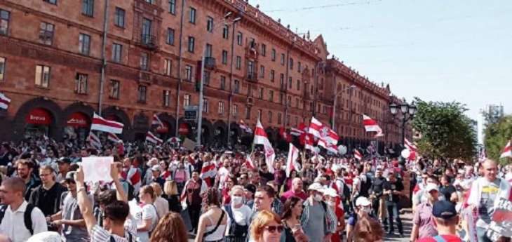 Belarusian Interior Ministry Says 364 People Detained During Wednesday's Rallies