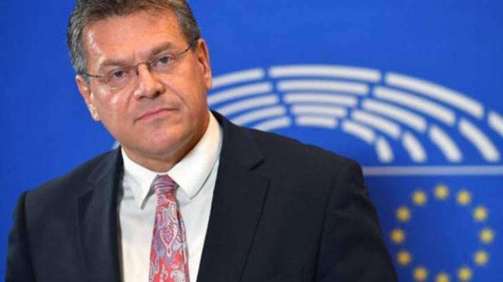 EU's Sefcovic Says UK Has Urgent Need to Accelerate Implementation of N. Ireland Protocol