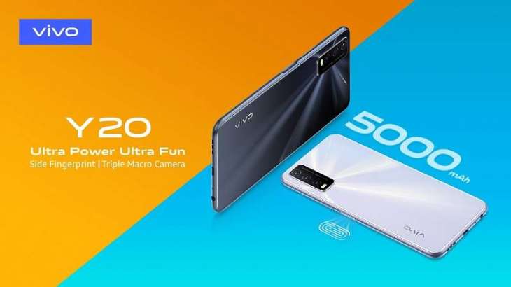 vivo Launches Y20 with 5000mAh Battery, Triple Macro Camera and Side Fingerprint