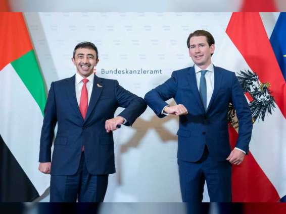 Austrian Chancellor, Abdullah bin Zayed review regional, international developments