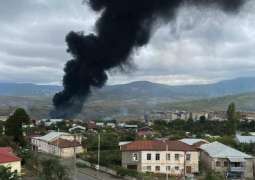 Nagorno-Karabakh Republic Says Shells in Stepanakert Explode Near ICRC Office