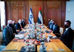 Abdullah bin Zayed meets Israeli FM in Berlin