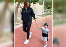 Sania Mirza shares afternoon walk with son Izhaan Malik