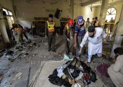 At least seven were killed and 70 others injured in Peshawar's seminary blast