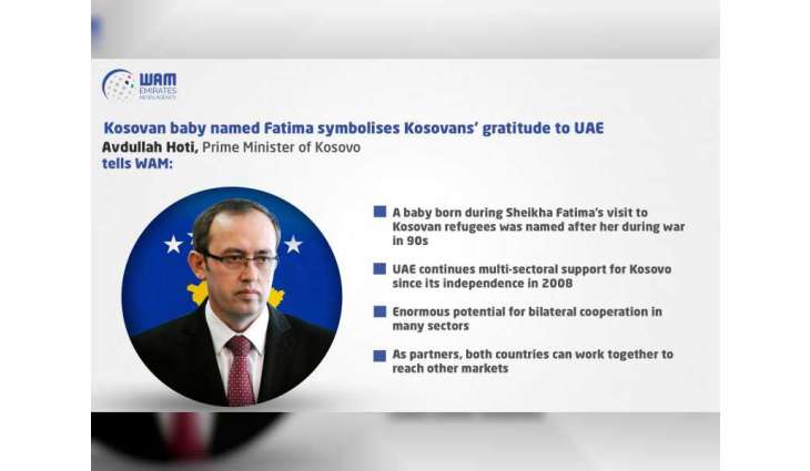 EXCLUSIVE: Kosovo PM reminisces Kosovan baby in refugee camp named after Sheikha Fatima