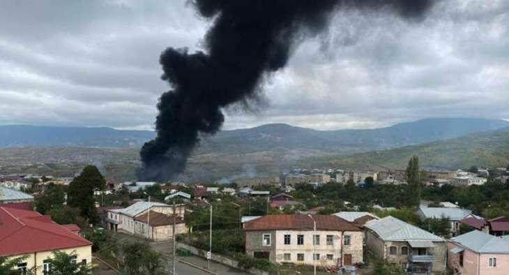 Nagorno-Karabakh Republic Says Shells in Stepanakert Explode Near ICRC Office