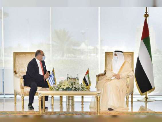 Saqr Ghobash receives ambassadors of Greece, India, Luxembourg, Mozambique, Albania
