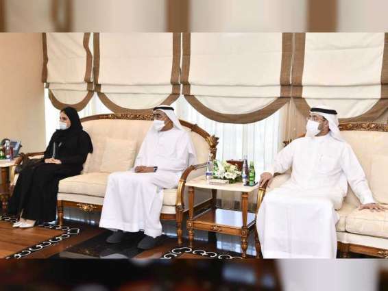 صقر غباش يستقبل رئيس البرلمان العربي