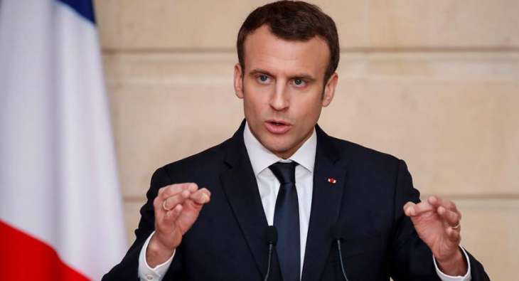 French President says ‘they will never give in’