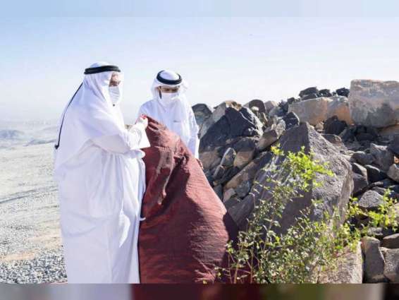 Sharjah Ruler inspects Jabal al-Ruman planting project in Kalba
