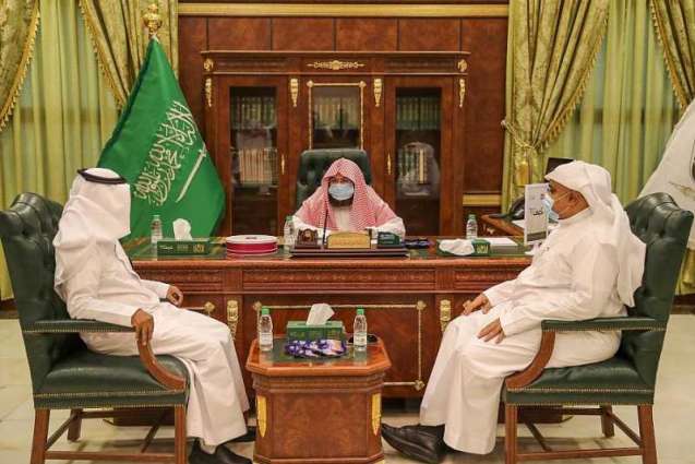 الرئيس العام لشؤون الحرمين يتفقد مشروع الملك عبدالله لسقيا زمزم