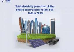 Total electricity generation of Abu Dhabi’s energy sector reached 85 GWh in 2019