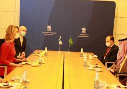 وزير الدولة للشؤون الخارجية يلتقي وزيرة الشؤون الأوروبية بالخارجية الفنلندية