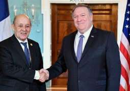 French Foreign Minister to Discuss Middle East Tensions, Terrorism With US' Pompeo