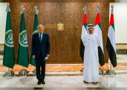 Abdullah bin Zayed, Arab League Chief review regional, international developments