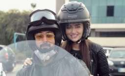 Sana Javed enjoys bike ride with husband Umair Jaswal