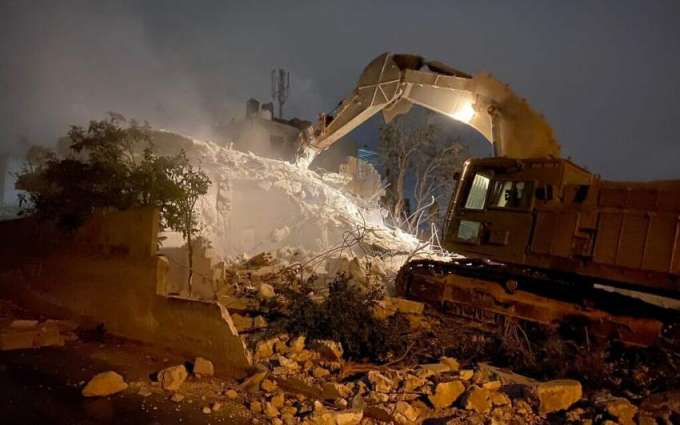 Israeli Military Demolishes House of Palestinian Who Murdered Rabbi