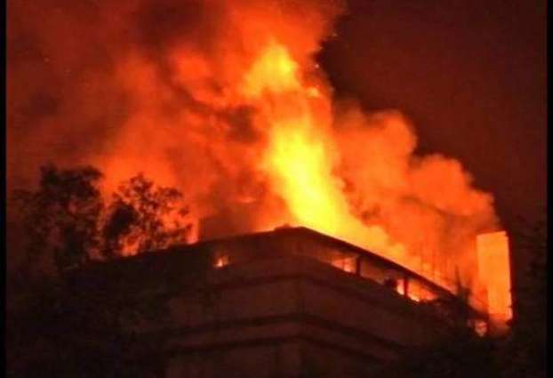 Fire Outbreak Kills 9 People at a Warehouse in India's Ahmedabad - Rescuers