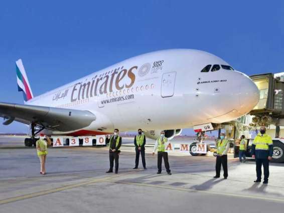 طيران الإمارات تستأنف تشغيل إيرباص A380 إلى الأردن