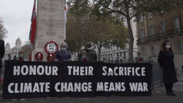 UK Climate Activists Trigger Criticism for Disrespecting, 'Hijacking' War Memorial