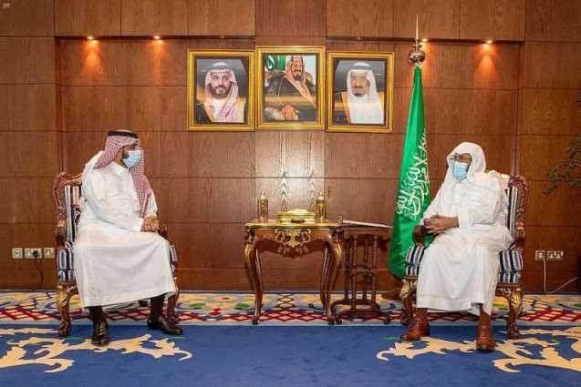 وزير الشؤون الإسلامية يستقبل السفير السعودي المعين لدى المالديف