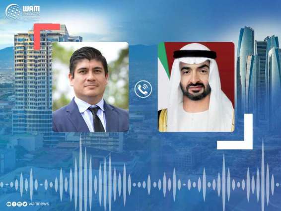 Mohamed bin Zayed receives phone call from Costa Rican President