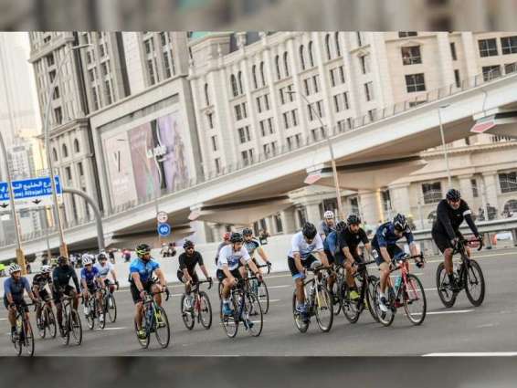 Hamdan bin Mohammed joins cyclists in first Dubai Ride