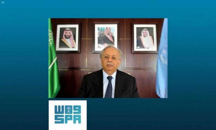 السفير المعلمي يبعث برسائل للأمم المتحدة ولمجلس الأمن حول الاعتداء الإرهابي الذي استهدف إحدى محطات توزيع المشتقات النفطية في المملكة