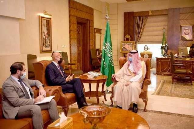 سمو الأمير مشعل بن ماجد يستقبل سفير إيطاليا لدى المملكة
