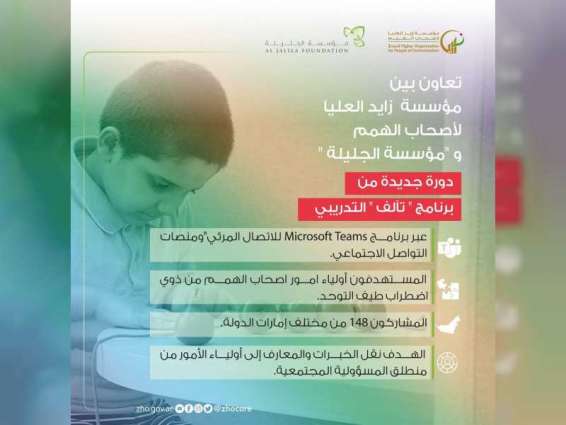 ZHO, Al Jalila Foundation organise new cycle of 'Ta'alouf' training programme