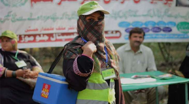 اطلاق حملة تطعیم ضد شلل الأطفال فی باکستان