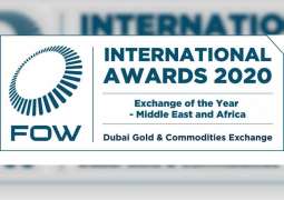 DGCX wins ‘Exchange of the Year' at FOW Global Investor MENA 2020