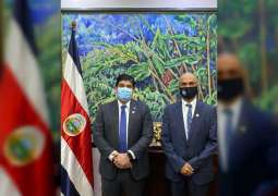 Costa Rican President receives President of Global Council for Tolerance of Peace
