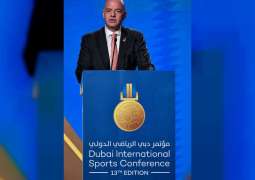 FIFA president Infantino to speak at Dubai International Sports Conference on Sunday