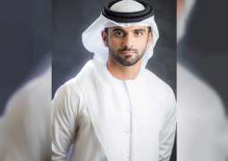 منصور بن محمد يرحب بالمشاركين في مؤتمر دبي الرياضي الدولي