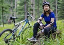 Samar Khan becomes first woman cyclist in the world to ride on 4500m high Biafo glacier
