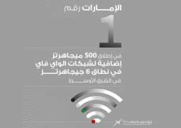الإمارات أول دولة في الشرق الأوسط تطلق نطاق 500 ميجاهرتز إضافية لشبكات الـ "واي فاي"