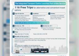 Integrated Transport Centre Abu Dhabi launches 116 'Park & Ride' free trips