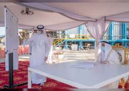 Sharjah Ruler inspects Layyah power plant, meets SEWA chairman