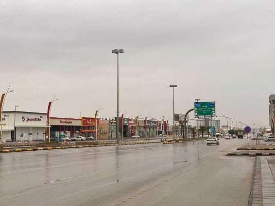 أمطار على محافظة حفر الباطن