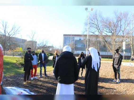 طلبة الإمارات في جامعة ميشيغان يحتفلون باليوم الوطني الـ 49