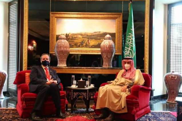 سمو الأمير فيصل بن فرحان يلتقي وزير الدولة في وزارة الخارجية الألمانية