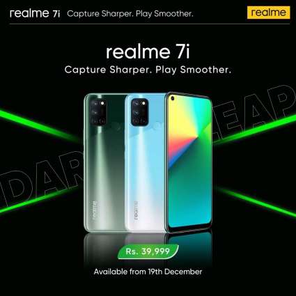 Realme launches 64MP Ultra-Nightscape camera phone, realme 7i in Pakistan along with a designer toy ‘realmeow’, ANC technology Buds Wireless Pro, and Smart Scalefrom AIoT family