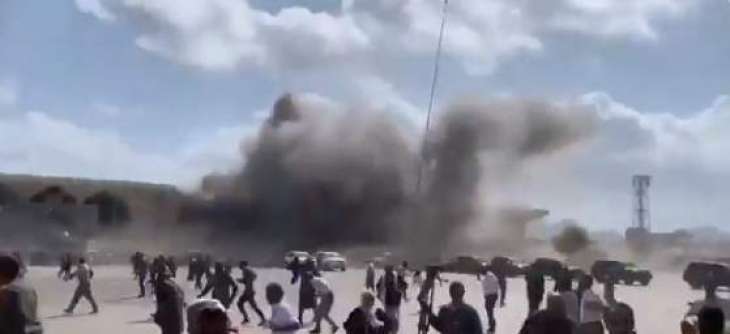 Blast, gun-firing at Aden International airport