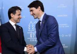 Canadian, Italian Prime Ministers Discuss Cooperation in Fight Against COVID-19 Pandemic