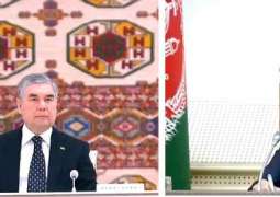 Presidents of Turkmenistan and Afghanistan took part in the commissioning of a number of joint infrastructures